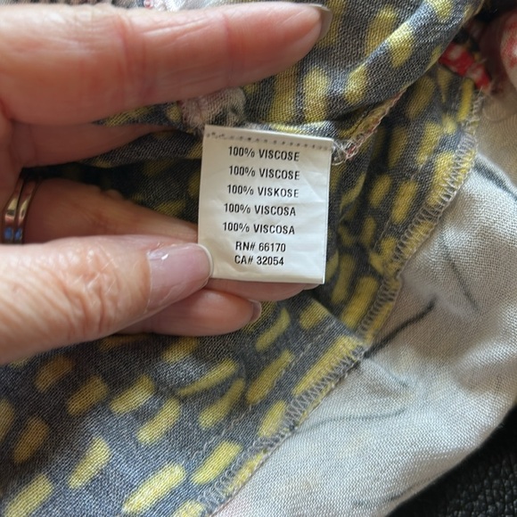 Anthropologie BInk Leopard Patchwork Blouse Wrap Top Tie Closure Shirt Sz XS - Picture 10 of 11